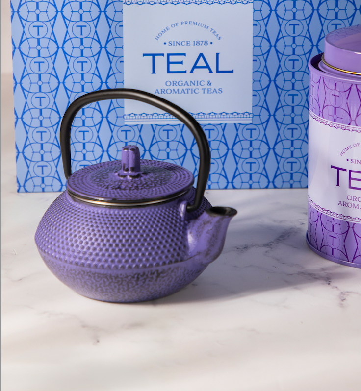 CAST IRON POT 350ML, PURPLE